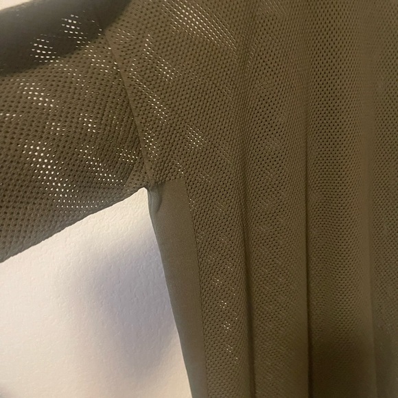 ALEEZA PARIS OLIVE GREEN ZIP UP LONG SWEATER SIZE XL - Picture 5 of 9